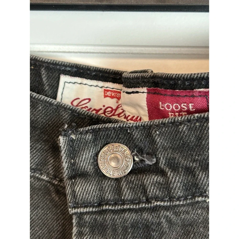 Vintage Levi's Orange Tab 38x32 Loose Fit Black 545‎ Jeans 1995